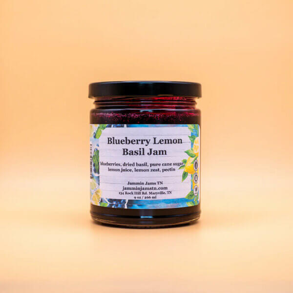 Blueberry Lemon Basil Jam