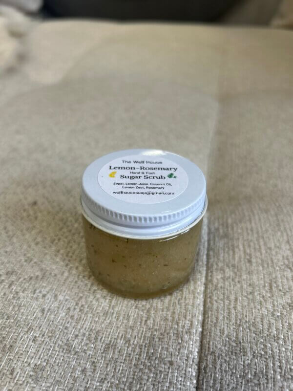 Well House Homemade Lemon Rosemary Sugar Scrub