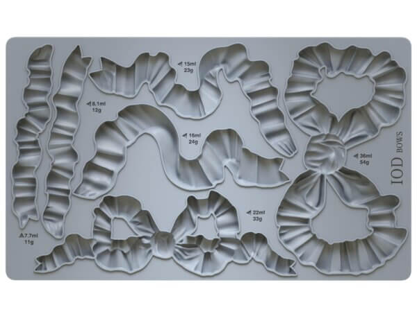 Iron Orchid Design Bows Decor Mould