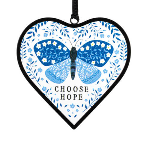 Choose Hope Butterfly Suncatcher