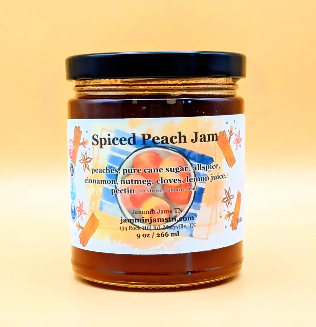 Spiced Peach Jam